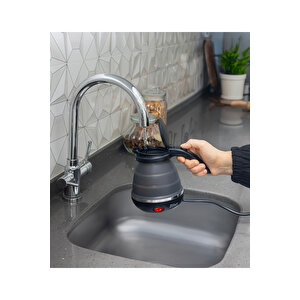 Zln1986 Su Isıtıcı | 0,5 L. | 750w Katlanabilir Mini Seyahat Kattle | Paslanmaz Çelik Tabanı