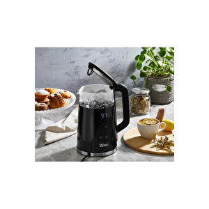 Zln7859 | Dijital Çift Duvarlı Su Isıtıcı | 1.7 L. Ayarlanabilir Isı | Kattle | 2200w