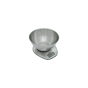 Zln2960 Dijital Mutfak Tartısı | 5 Kg | 1 Gr Hassasiyet | Paslanmaz Çelik Yüzey | Pil Dahil