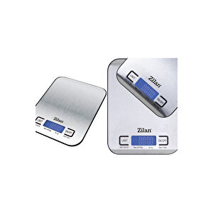 Zln2984 Inox Dijital Mutfak Tartısı | 5 Kg | Hassas Ölçüm | Otomatik Kapanma | Pil Dahil