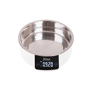 Zln2977 Dijital Mutfak Tartısı | Kaseli | 5 Kg | 1 Gr Hassasiyet | Lcd | Paslanmaz Çelik | Pil Dahil