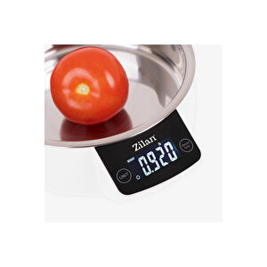 Zln2977 Dijital Mutfak Tartısı | Kaseli | 5 Kg | 1 Gr Hassasiyet | Lcd | Paslanmaz Çelik | Pil Dahil