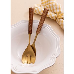 Wood Salata Servis Takımı 2 Parça