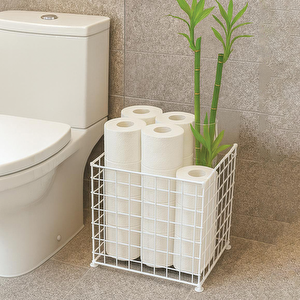 2'li 33x33 Connectör'lü Organizer Sepet Beyaz