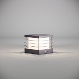 Postila Alüminyum Bahçe Set Üstü Aydınlatma Armatürü Antrasit 4000k 240x240 cm