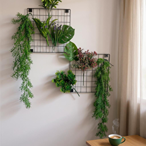 33x33 Dekoratif Hasır Tel Duvar paneli 2'li