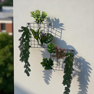 33x33 Dekoratif Hasır Tel Duvar paneli 2'li