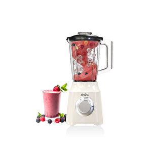 Shb-7517 Turbo Blender Krem – 350w, 1.5l Hazne, Smoothie & Pulse Fonksiyonlu