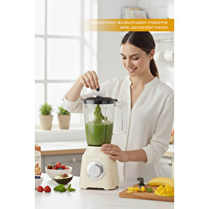 Sinbo Shb-7517 Turbo Blender Krem – 350w, 1.5l Hazne, Smoothie & Pulse Fonksiyonlu