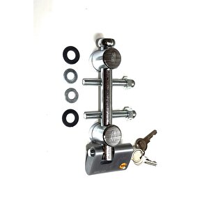 Yuma Pimapen Kapı Emniyet Aparatı Yale 60 Mm Krom Asma Kilit Dahil