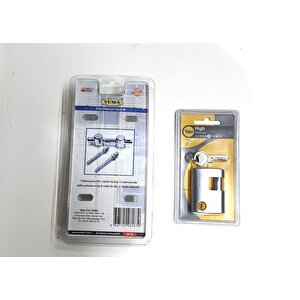 Yuma Pimapen Kapı Emniyet Aparatı Yale 60 Mm Krom Asma Kilit Dahil