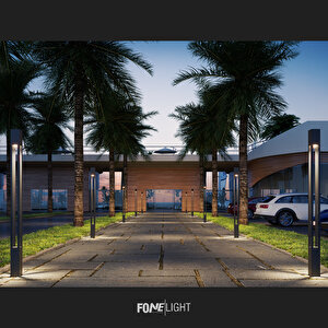 Aka Alüminyum Dekoratif Bahçe Aydınlatma Direği