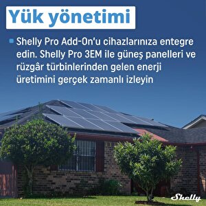 Shelly Pro 3em Switch Add-on Din Ray Kontaktör Kontrol Eklentisi