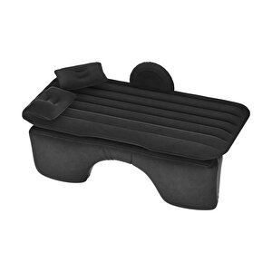 Ab-167 Şişme Yatak Seti Kamp & Araç & Ev Çift Kişilik  30x85x9cm Hava Pompası Oto Çakmaklık Girişli