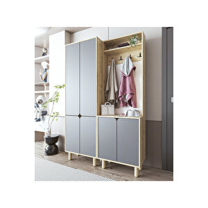 Padova Portmanto Vestiyer Ayakkabılık 6 Kapaklı 4 Askılı