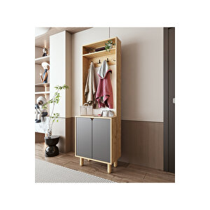 Padova Portmanto Vestiyer Ayakkabılık 2 Kapaklı 4 Askılı