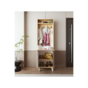 Padova Portmanto Vestiyer Ayakkabılık 2 Kapaklı 4 Askılı