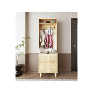 Padova Portmanto Vestiyer Ayakkabılık 2 Kapaklı 4 Askılı