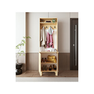 Padova Portmanto Vestiyer Ayakkabılık 2 Kapaklı 4 Askılı