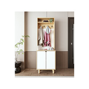 Padova Portmanto Vestiyer Ayakkabılık 2 Kapaklı 4 Askılı