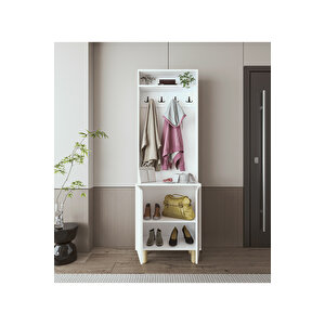 Padova Portmanto Vestiyer Ayakkabılık 2 Kapaklı 4 Askılı