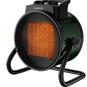 At1h Elektrikli Isıtıcı Fan Gri, 3000w Hızlı Isınma, 3 Kademeli Ayar, Sessiz Ptc Isıtma Teknolojisi