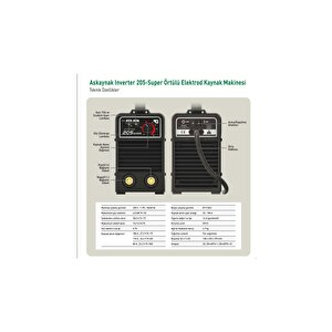 205 Süper İnverter Kaynak Makinası - 701as205s