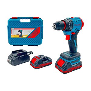 1020 20v 2x2.0ah Çift Akülü Kömürsüz Darbeli Matkap 10mm