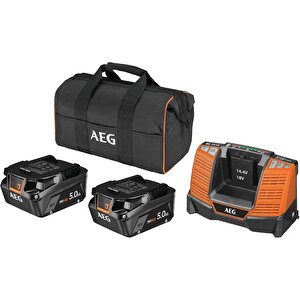 Aeg Setll1850shd 18v-2x5.0ah  Yedek Akü + Şarj Cihazı - 4935478945