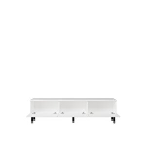 1371tv180dd-32 Tv Sehpasi Beyaz-Siyah Gümüş