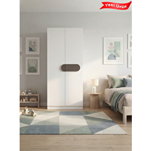 Focus 2 Kapak 2 Çekmeceli̇ Led Askili Dolap, Aytaşi Aytaşı