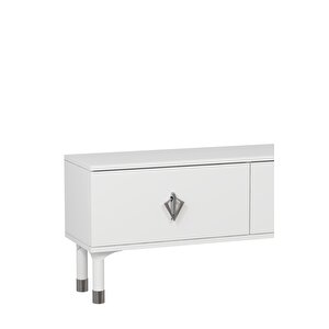 1371tv180dd-32 Tv Sehpasi Beyaz-Gümüş