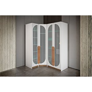 Shila 4 Kapılı Köşe Gardırop