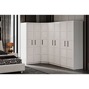 Ronza 7 Kapılı Köşe Gardırop