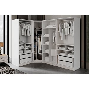 Ronza 7 Kapılı Köşe Gardırop