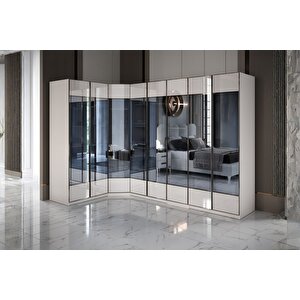 Modd 8 Kapılı Köşe Gardırop