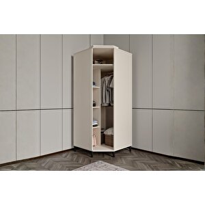 Duns Walnut Köşe Gardırop
