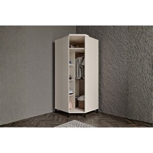 Hima Walnut Köşe Gardırop