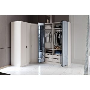 Riwa 7 Kapılı Köşe Gardırop