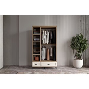 Char Walnut Köşe Gardırop