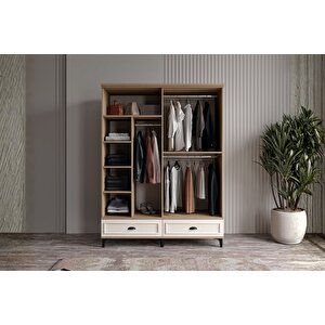 Char Walnut Köşe Gardırop