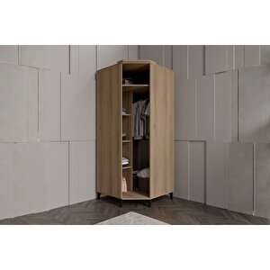 Risk Walnut Köşe Gardırop