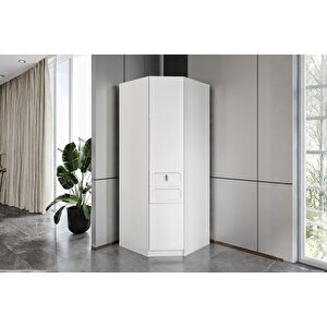 Rain 4 Kapılı Köşe Gardırop