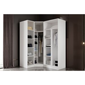 Modd 4 Kapılı Köşe Gardırop