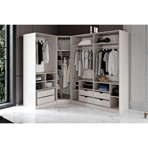 Livs 7 Kapılı Köşe Gardırop