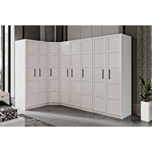 Ronza 8 Kapılı Köşe Gardırop