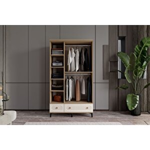 Cast Walnut Köşe Gardırop