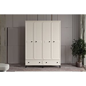 Risk Moon 4 Kapılı Gardırop