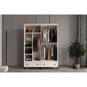 Risk Moon 4 Kapılı Gardırop