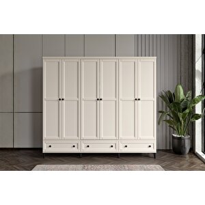 Duns Moon 6 Kapılı Gardırop